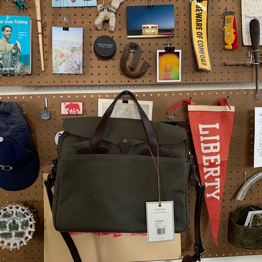 Filson rugged twill briefcase